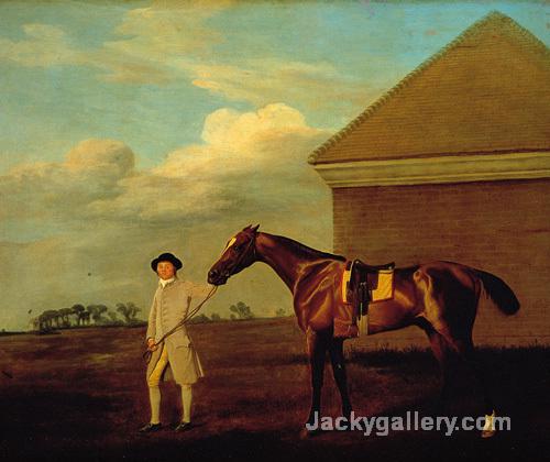 Firetail and Trainer on Newmarket Heath by George Stubbs paintings reproduction